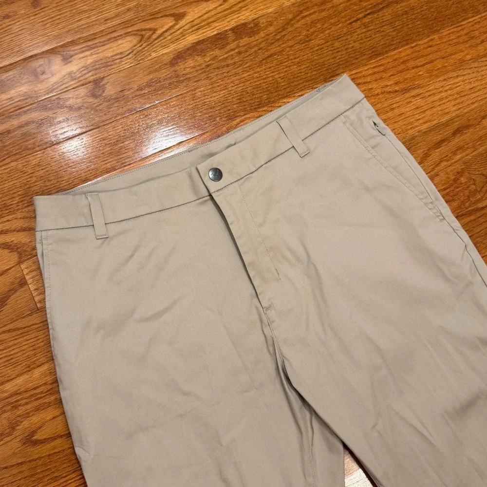 Birddogs Chino Pants Mens 34x34 Khaki Tan Stretch Cotton Blend Casual Golf
